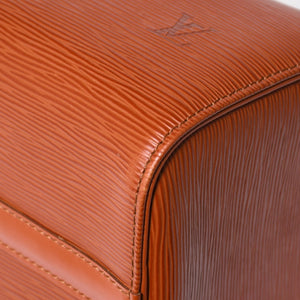 極美品 LOUIS VUITTON ルイヴィトン エピ スピーディ25 ハンドバッグ ブラウン ゴールド金具 M43013 中古 4a004848