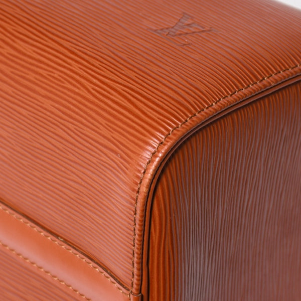 極美品 LOUIS VUITTON ルイヴィトン エピ スピーディ25 ハンドバッグ ブラウン ゴールド金具 M43013 中古 4a004848