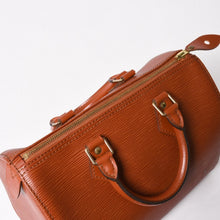 Load image into Gallery viewer, 極美品 LOUIS VUITTON ルイヴィトン エピ スピーディ25 ハンドバッグ ブラウン ゴールド金具 M43013 中古 4a004848