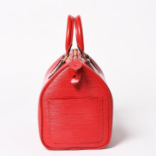 Load image into Gallery viewer, LOUIS VUITTON ルイヴィトン スピーディ25 ハンドバッグ M43017 エピ レザー レッド ゴールド金具 美品 中古 4a004957
