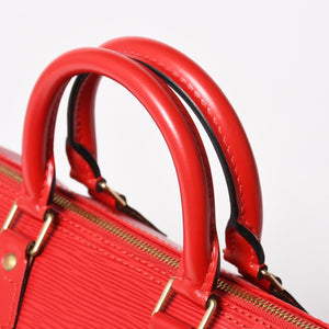LOUIS VUITTON ルイヴィトン スピーディ25 ハンドバッグ M43017 エピ レザー レッド ゴールド金具 美品 中古 4a004957