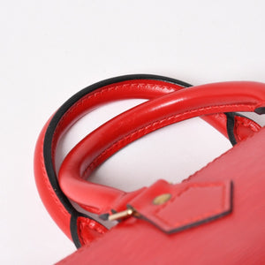 LOUIS VUITTON ルイヴィトン スピーディ25 ハンドバッグ M43017 エピ レザー レッド ゴールド金具 美品 中古 4a004957