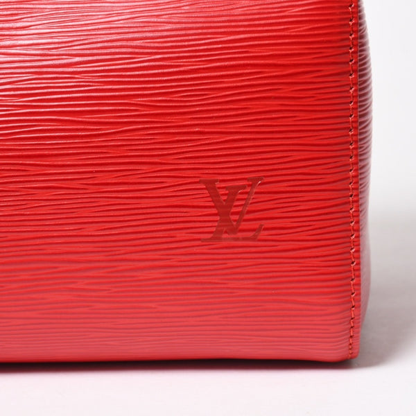LOUIS VUITTON ルイヴィトン スピーディ25 ハンドバッグ M43017 エピ レザー レッド ゴールド金具 美品 中古 4a004957