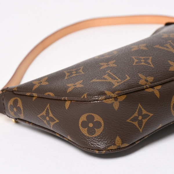 極美品 LOUIS VUITTON ルイヴィトン モノグラム ポシェット アクセソワール アクセサリーポーチ ハンドバッグ ショルダーバッグ M51980 中古 4a004872