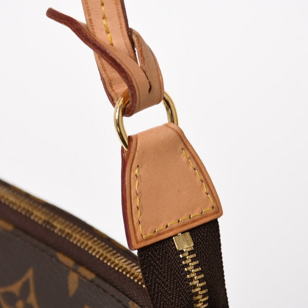 極美品 LOUIS VUITTON ルイヴィトン モノグラム ポシェット アクセソワール アクセサリーポーチ ハンドバッグ ショルダーバッグ M51980 中古 4a004872