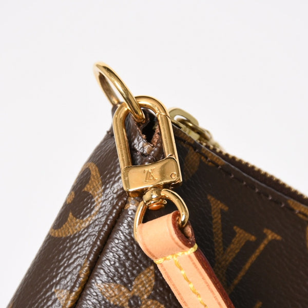 極美品 LOUIS VUITTON ルイヴィトン モノグラム ポシェット アクセソワール アクセサリーポーチ ハンドバッグ ショルダーバッグ M51980 中古 4a004872