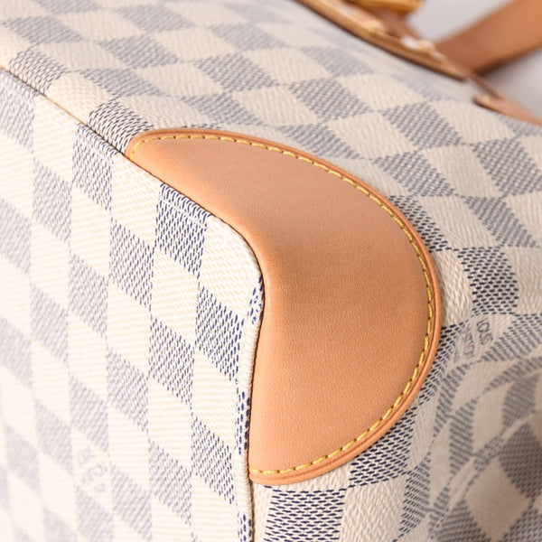 極美品 LOUIS VUITTON ルイヴィトン ハンドバッグ N51207 ハムステッドPM ホワイト ダミエアズール中古 4a004881