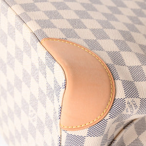 極美品 LOUIS VUITTON ルイヴィトン ハンドバッグ N51207 ハムステッドPM ホワイト ダミエアズール中古 4a004881