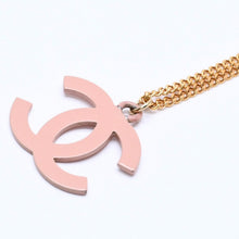 画像をギャラリービューアに読み込む, 極美品 CHANEL シャネル ネックレス ココマーク 重量約6.01g 03S刻印 ゴールド ピンク 中古 4c075197