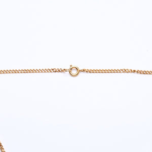 Very good condition CHANEL necklace here mark weight approx. 6.01g 03S stamp gold pink used 4c075197