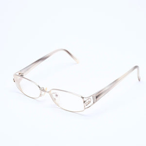 極美品 GUCCI グッチ 眼鏡 メガネ アイウェア クリアレンズ ライトゴールドテンプル GG-8532J 53◻︎15 130 中古 4a004929