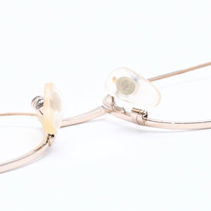 極美品 GUCCI グッチ 眼鏡 メガネ アイウェア クリアレンズ ライトゴールドテンプル GG-8532J 53◻︎15 130 中古 4a004929