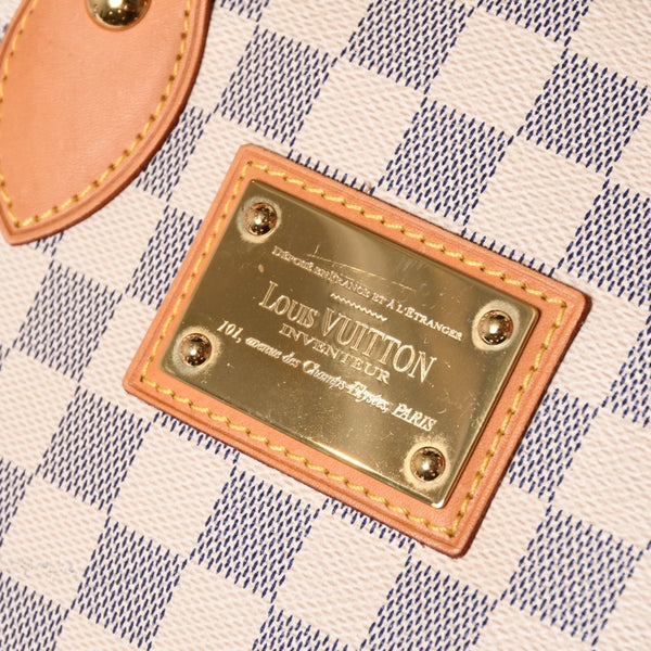 極美品 LOUIS VUITTON ルイヴィトン ハンドバッグ N51207 ハムステッドPM ホワイト ダミエアズール中古 4a004881