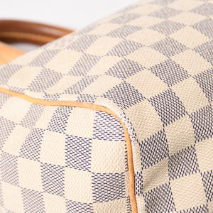 LOUIS VUITTON ルイヴィトン ハンドバッグ スピーディ25 ダミエアズール N41534 ホワイト ネイビー 良品 中古 4a004890