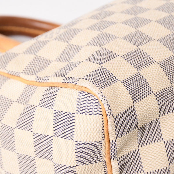 LOUIS VUITTON ルイヴィトン ハンドバッグ スピーディ25 ダミエアズール N41534 ホワイト ネイビー 良品 中古 4a004890