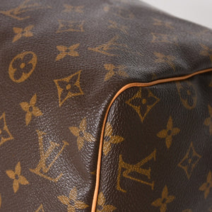 極美品 LOUIS VUITTON ルイヴィトン スピーディ30 ハンドバッグ M41526 モノグラム ブラウン ゴールド金具 中古 4a004880