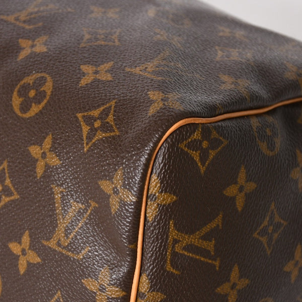 極美品 LOUIS VUITTON ルイヴィトン スピーディ30 ハンドバッグ M41526 モノグラム ブラウン ゴールド金具 中古 4a004880