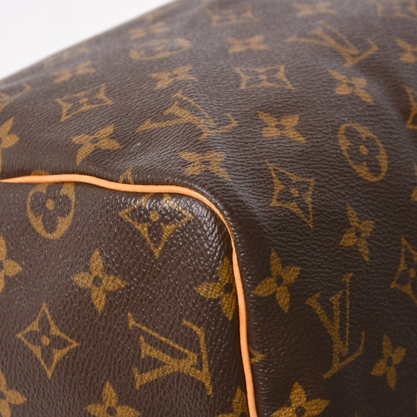 極美品 LOUIS VUITTON ルイヴィトン スピーディ30 ハンドバッグ M41526 モノグラム ブラウン ゴールド金具 中古 4a004880