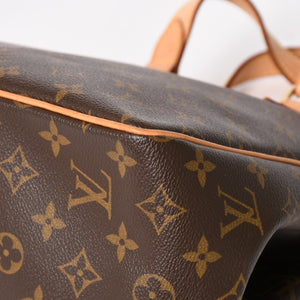 極美品 LOUIS VUITTON ルイヴィトン パティニョール ハンドバッグ M51156 モノグラムキャンバス ヌメ革 ブラウン ゴールド金具 廃盤 中古 4b007306