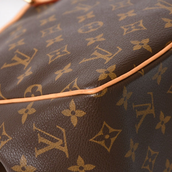 極美品 LOUIS VUITTON ルイヴィトン パティニョール ハンドバッグ M51156 モノグラムキャンバス ヌメ革 ブラウン ゴールド金具 廃盤 中古 4b007306