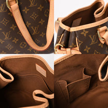 Load image into Gallery viewer, 極美品 LOUIS VUITTON ルイヴィトン パティニョール ハンドバッグ M51156 モノグラムキャンバス ヌメ革 ブラウン ゴールド金具 廃盤 中古 4b007306