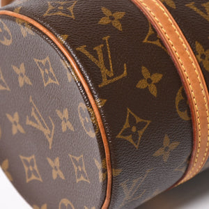 Very Good Condition LOUIS VUITTON Papillon 26 Handbag M51386 Monogram PVC Leather Brown Gold Hardware Used 4a004894