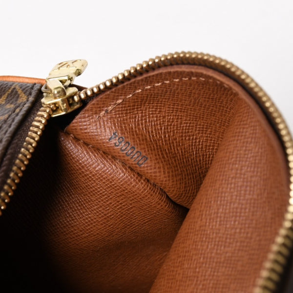 Very Good Condition LOUIS VUITTON Papillon 26 Handbag M51386 Monogram PVC Leather Brown Gold Hardware Used 4a004894
