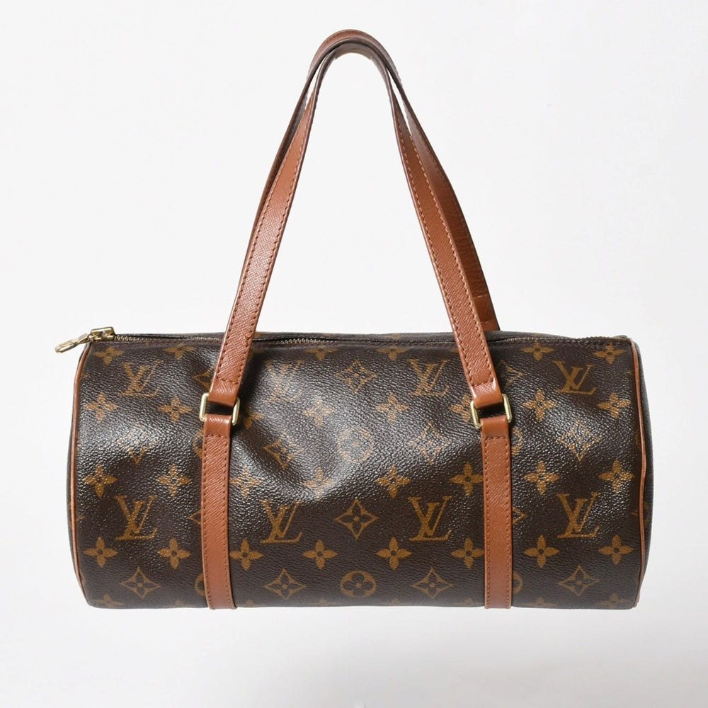 LOUIS VUITTON Papillon 30 GM Handbag M51365 Monogram Gold Hardware Old Model Cylindrical Good Condition Used 4a004891