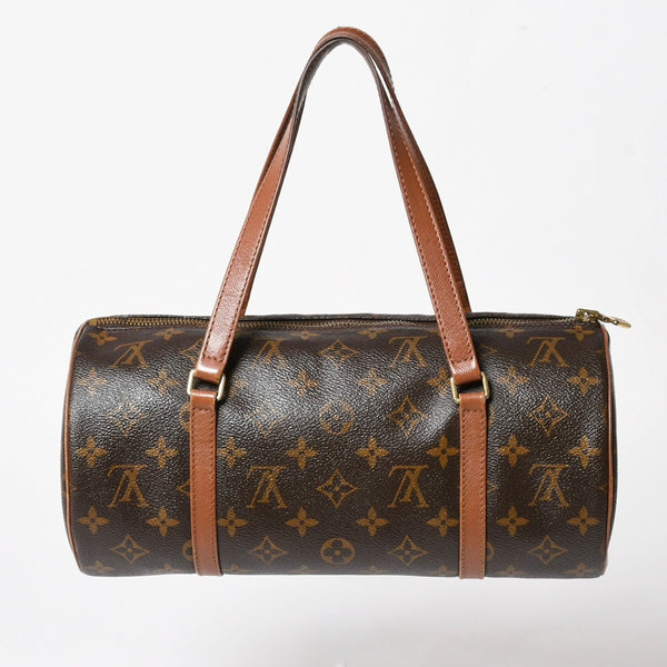 LOUIS VUITTON Papillon 30 GM Handbag M51365 Monogram Gold Hardware Old Model Cylindrical Good Condition Used 4a004891