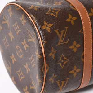 LOUIS VUITTON Papillon 30 GM Handbag M51365 Monogram Gold Hardware Old Model Cylindrical Good Condition Used 4a004891