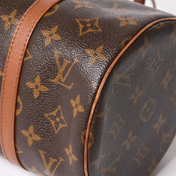 LOUIS VUITTON Papillon 30 GM Handbag M51365 Monogram Gold Hardware Old Model Cylindrical Good Condition Used 4a004891