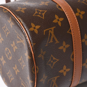 LOUIS VUITTON Papillon 30 GM Handbag M51365 Monogram Gold Hardware Old Model Cylindrical Good Condition Used 4a004891