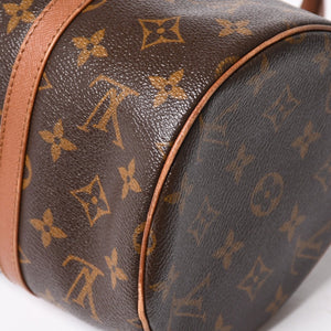 LOUIS VUITTON Papillon 30 GM Handbag M51365 Monogram Gold Hardware Old Model Cylindrical Good Condition Used 4a004891