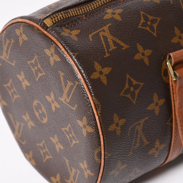LOUIS VUITTON Papillon 30 GM Handbag M51365 Monogram Gold Hardware Old Model Cylindrical Good Condition Used 4a004891