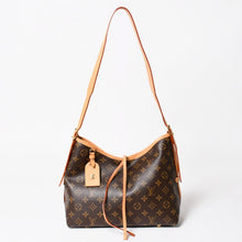 Load image into Gallery viewer, LOUIS VUITTON ルイヴィトン キャリーオール NM PM ワンショルダーバッグ M46203 モノグラム ブラウン PVC レザー ヌメ革 ゴールド金具 美品 中古 4a004903