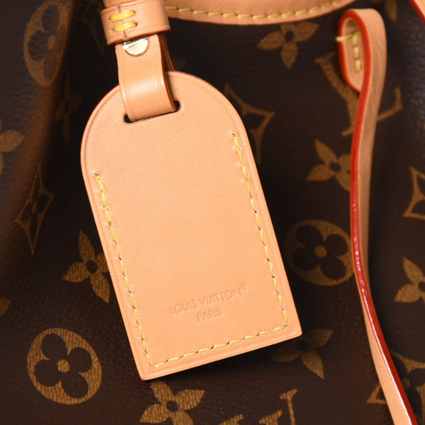 LOUIS VUITTON Carryall NM PM One Shoulder Bag M46203 Monogram Brown PVC Leather Tanned Leather Gold Hardware Good Condition Used 4a004903