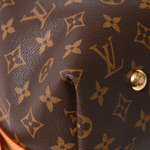 画像をギャラリービューアに読み込む, 極美品 LOUIS VUITTON ルイヴィトン キャリーオールNM MM トートバッグ M46197 モノグラム ブラウン PVC レザー ヌメ革 ゴールド金具 中古 4a004884