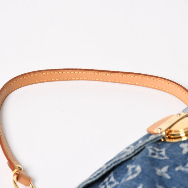 Very good condition LOUIS VUITTON Mini Pretty One Shoulder Bag M95050 Monogram Denim Indigo Blue Used 4a005017