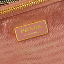 画像をギャラリービューアに読み込む, 極美品 PRADA プラダ リボン ショルダーバッグ トライアングルロゴ BT0659 ナイロン ブラック ゴールド金具 中古 4a004898