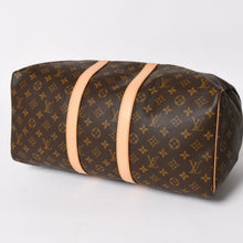 Load image into Gallery viewer, 極美品 LOUIS VUITTON ルイヴィトン モノグラム キーポル45 ボストンバッグ M41428 モノグラムキャンバス ヌメ革 ブラウン ゴールド金具 中古 4a004900