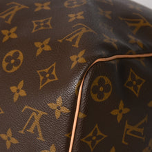 Load image into Gallery viewer, 極美品 LOUIS VUITTON ルイヴィトン モノグラム キーポル45 ボストンバッグ M41428 モノグラムキャンバス ヌメ革 ブラウン ゴールド金具 中古 4a004900