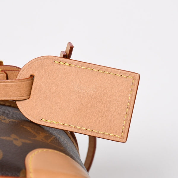 LOUIS VUITTON ルイヴィトン ノエパース ショルダーバッグ M57099 モノグラムキャンバス ヌメ革 ブラウン 巾着型 ゴールド金具 廃盤 美品 中古 4a005088