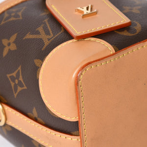 LOUIS VUITTON ルイヴィトン ノエパース ショルダーバッグ M57099 モノグラムキャンバス ヌメ革 ブラウン 巾着型 ゴールド金具 廃盤 美品 中古 4a005088