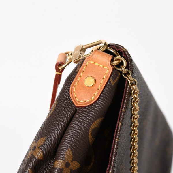 Like new LOUIS VUITTON Favorite MM Handbag Shoulder Bag 2WAY Monogram M40718 Brown Used 4a003928