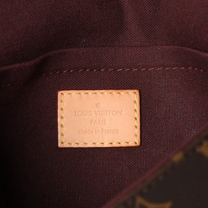 Like new LOUIS VUITTON Favorite MM Handbag Shoulder Bag 2WAY Monogram M40718 Brown Used 4a003928