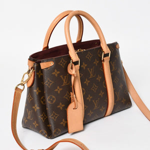 LOUIS VUITTON ルイヴィトン スフロBB モノグラム ハンドバッグ M44815 モノグラムキャンバス ヌメ革 ブラウン ボルドー 廃盤 美品 中古 4a004835
