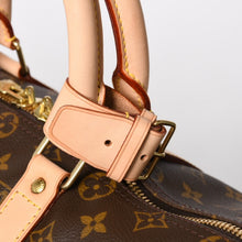 Load image into Gallery viewer, 極美品 LOUIS VUITTON ルイヴィトン モノグラム キーポル45 ボストンバッグ M41428 モノグラムキャンバス ヌメ革 ブラウン ゴールド金具 中古 4a004900