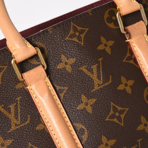 LOUIS VUITTON ルイヴィトン スフロBB モノグラム ハンドバッグ M44815 モノグラムキャンバス ヌメ革 ブラウン ボルドー 廃盤 美品 中古 4a004835