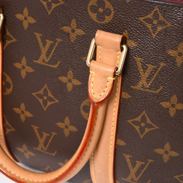 LOUIS VUITTON ルイヴィトン スフロBB モノグラム ハンドバッグ M44815 モノグラムキャンバス ヌメ革 ブラウン ボルドー 廃盤 美品 中古 4a004835