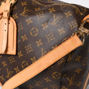 LOUIS VUITTON Keepall 50 Boston bag M41426 PVC leather monogram FL0053 Gold hardware Good condition Used 4a004902